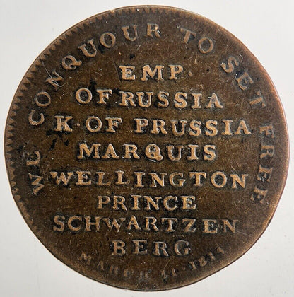 1814 France Napoleon To Elba Inseparable Friends Coin | Collectable Grade a9375