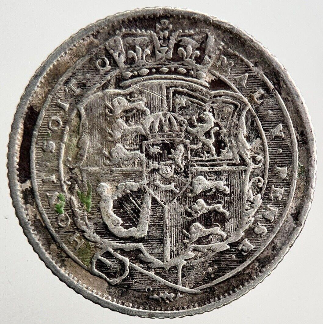 1816 George III Sixpence Silver Coin | Collectable Grade | a3108