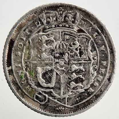 1816 George III Sixpence Silver Coin | Collectable Grade | a3108