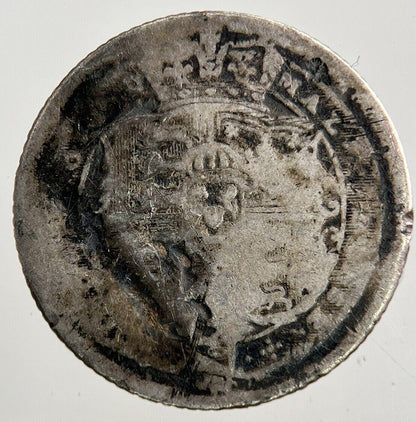 1816 George III 3rd Sixpence Silver Coin | Fair Grade