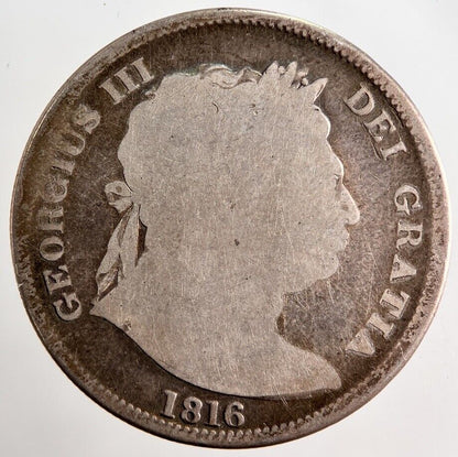 1816 George III Half-Crown Silver Coin | Collectable Grade