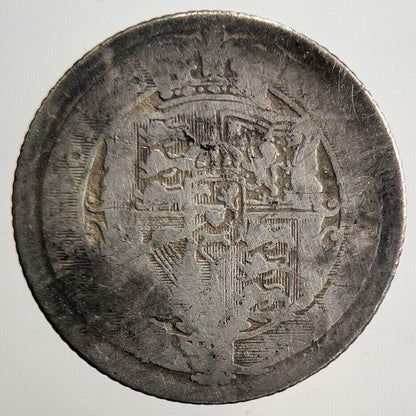 1816 George III Sixpence Silver Coin | Worn Grade | a3164