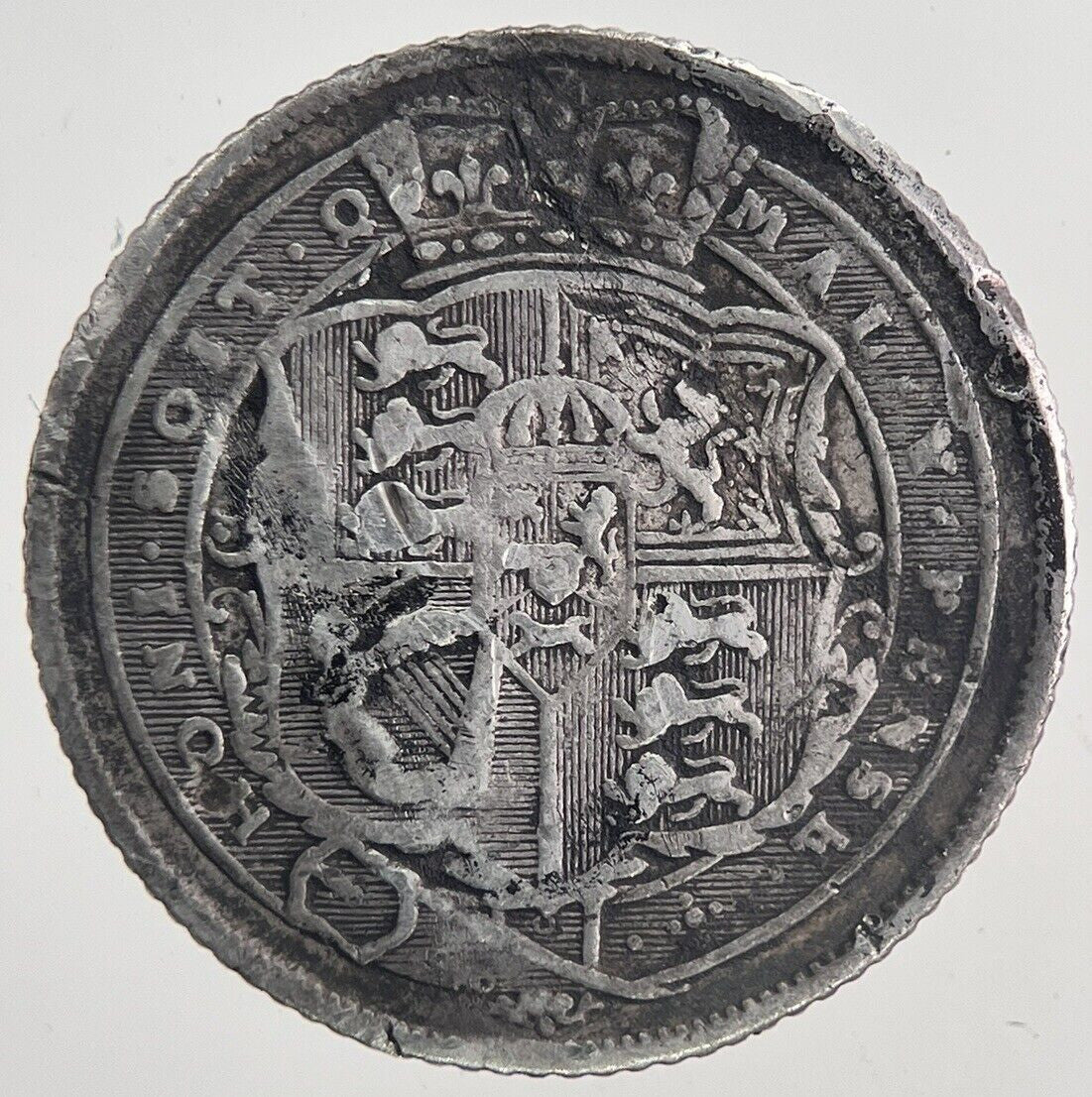 1818 George III 3rd Sixpence Silver Coin | Fine Collectable Grade | a6759