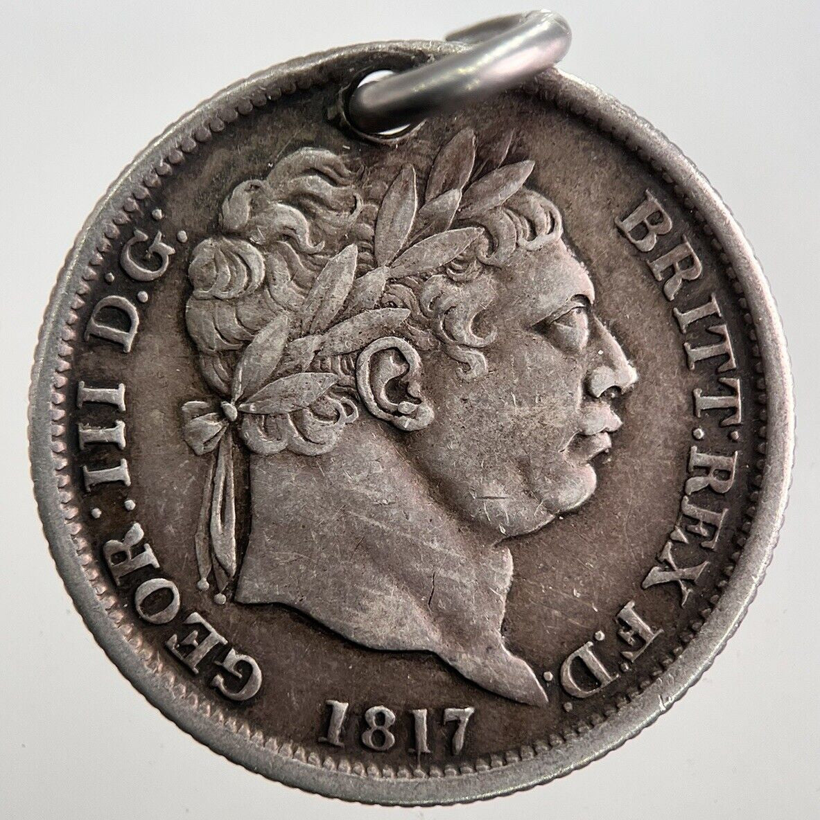 1817 George III Shilling Silver Coin | Fine Collectable Grade | a7808