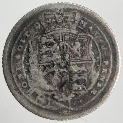 1817 George III Sixpence Silver Coin | Collectable Grade | a4514