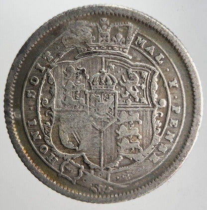 1817 George III Shilling Silver Coin | Collectable Grade | a4516