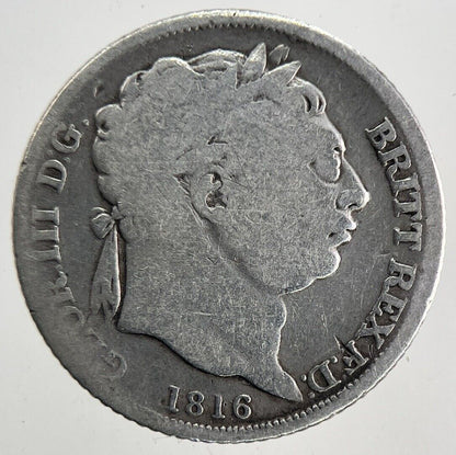 1816 George III Sixpence Silver Coin | Collectable Grade | a9893