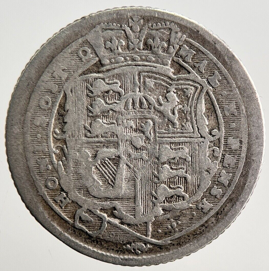 1817 George III Sixpence Silver Coin | Collectable Grade | a3112