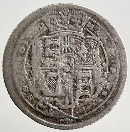 1817 George III Sixpence Silver Coin | Collectable Grade | a3112