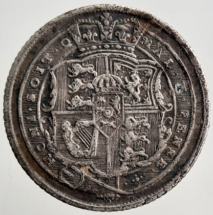 1817 George III Sixpence Silver Coin | Fine Collectable Grade | a3110