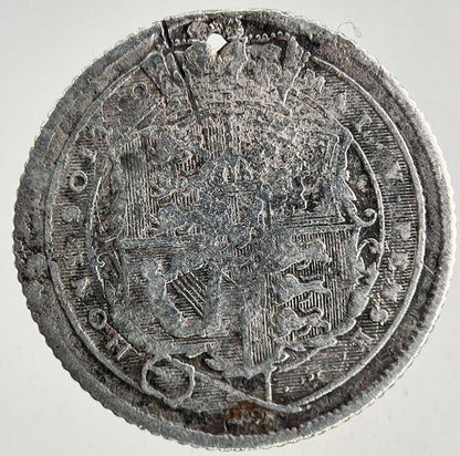 1818 George III 3rd Sixpence Silver Coin | Collectable Grade