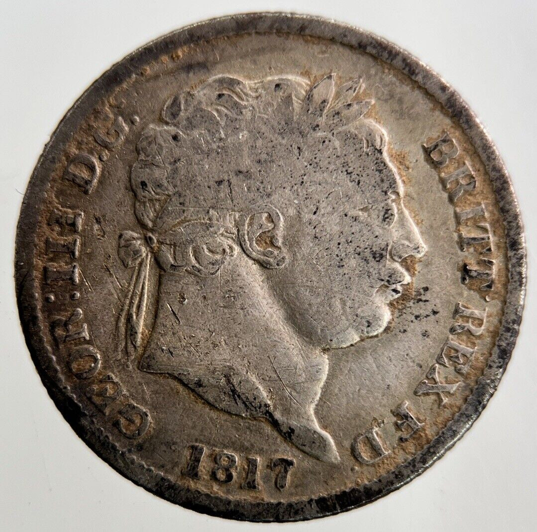 1817 George III 3rd Shilling Silver Coin | Collectable Grade
