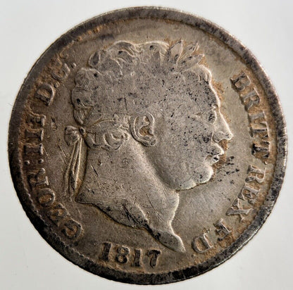 1817 George III 3rd Shilling Silver Coin | Collectable Grade