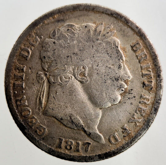 1817 George III 3rd Shilling Silver Coin | Collectable Grade