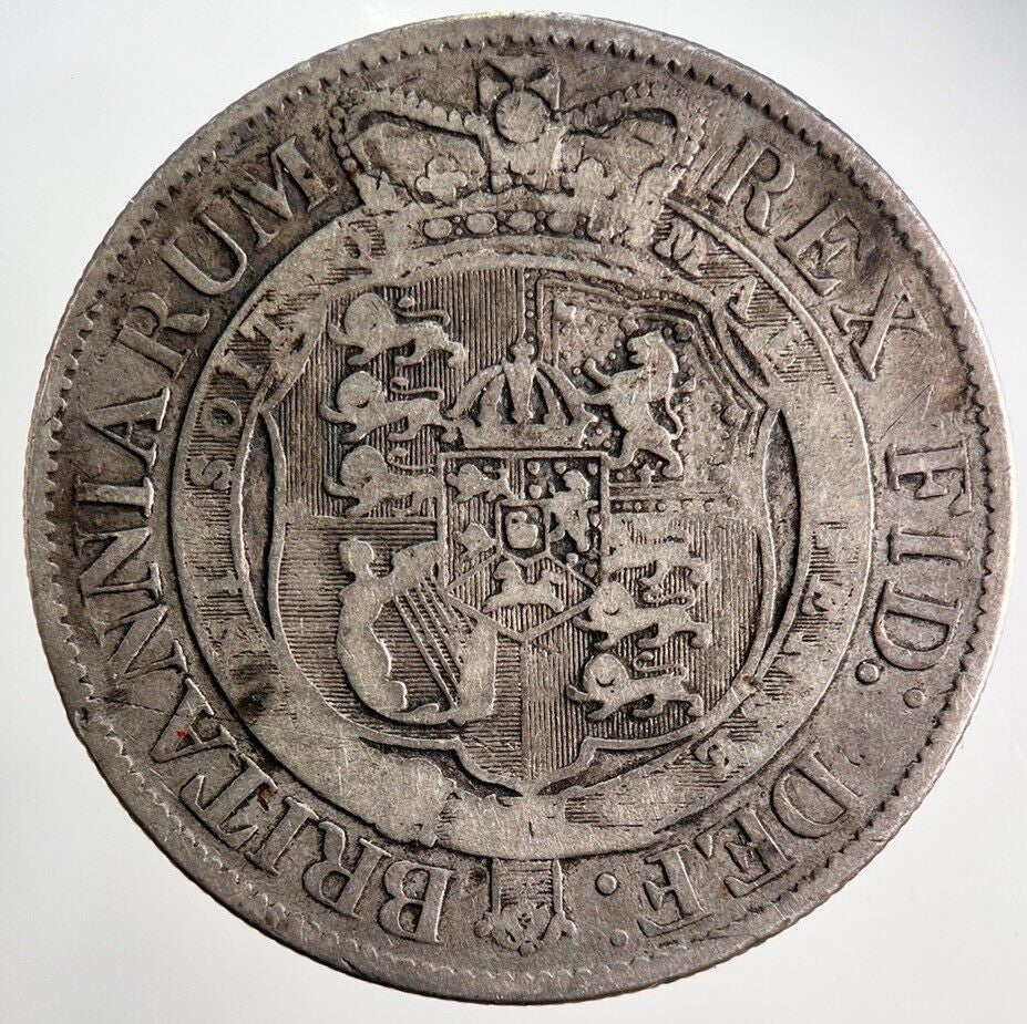 1817 George III Half-Crown Silver Coin | Fine Collectable Grade