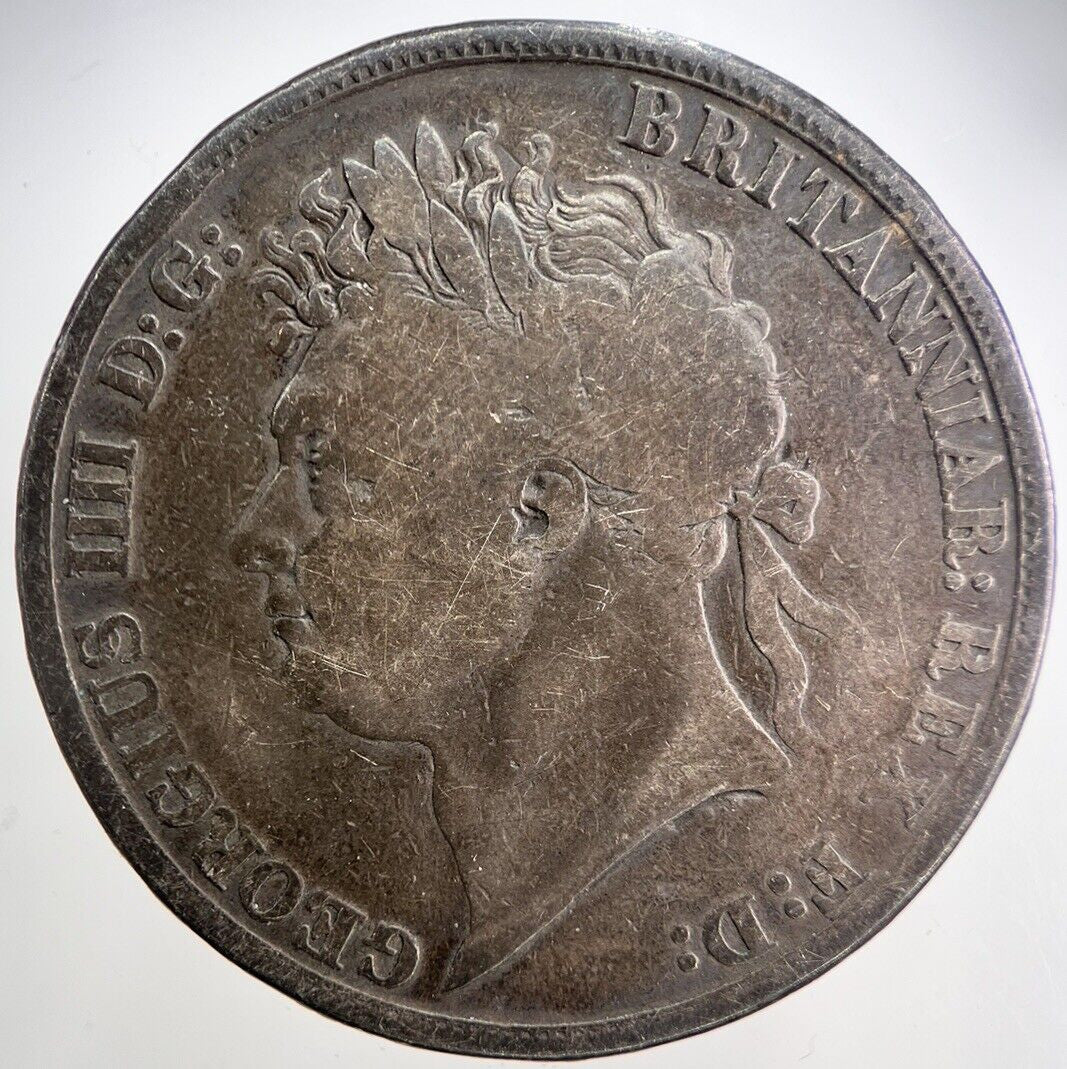 1821 George IV Crown Silver Coin | Collectable Grade | a1196
