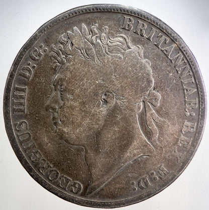 1821 George IV Crown Silver Coin | Collectable Grade | a1196