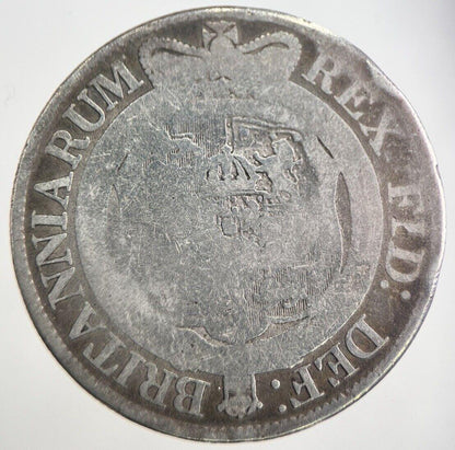 1819 George III 3rd Half Crown Silver Coin | Fair Grade | a7412