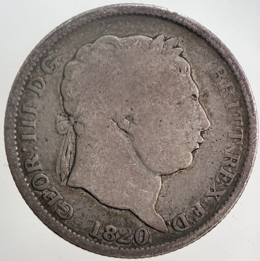 1820 George III 3rd Shilling Silver Coin | Collectable Grade | a5842