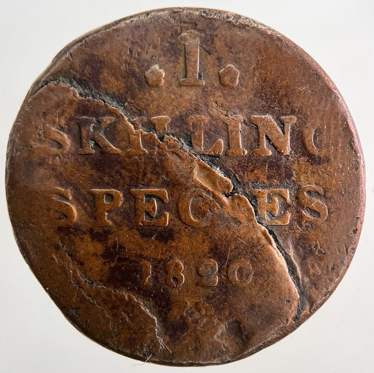 1820 Norway 1 Skilling Coin | Collectable Grade