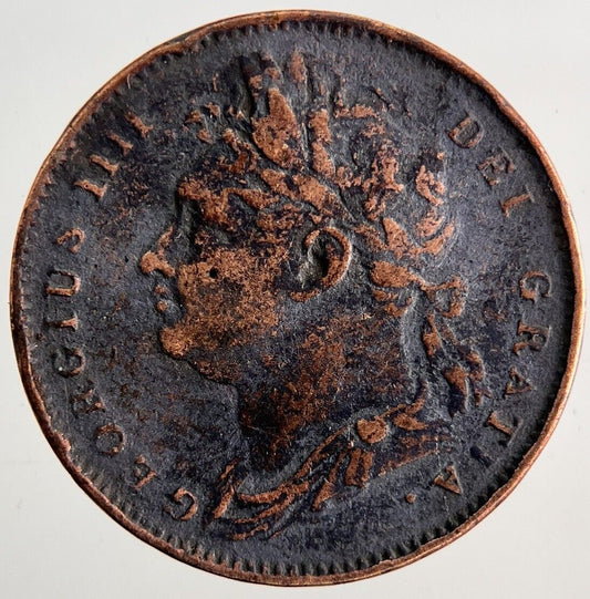 1821 George IV Farthing Coin | Collectable Grade