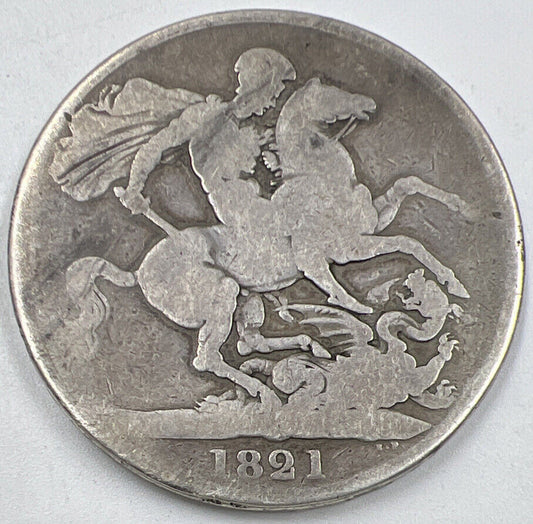 1821 Crown | British Silver Coin | George IV | Collectable Grade | a574
