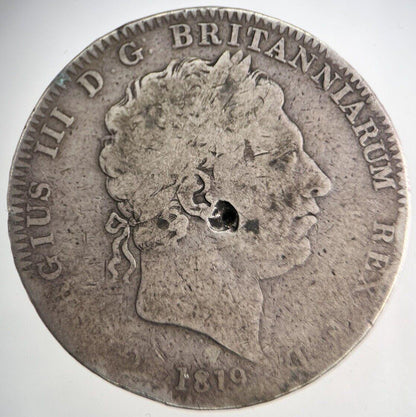 1819 George III Crown Silver Coin | Collectable Grade | a1507