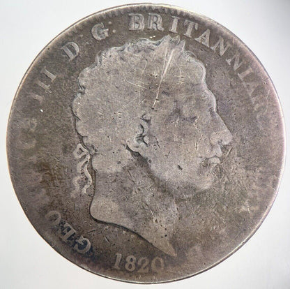 1820 George III Crown Silver Coin | Collectable Grade | a3254
