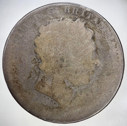 1820 George III 3rd One Crown Silver Coin | Fair Grade