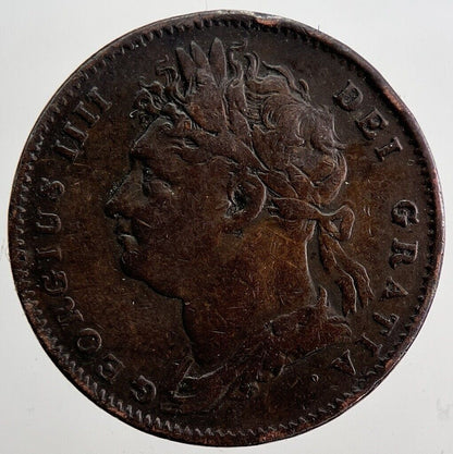 1822 George IV Farthing Coin | Fine Collectable Grade | a6016
