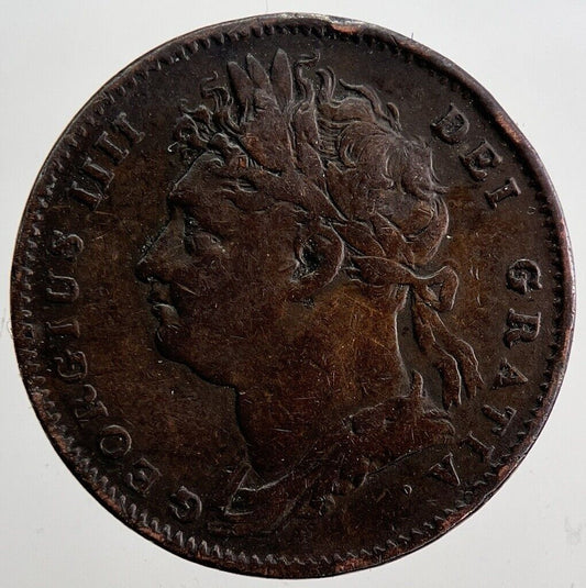 1822 George IV Farthing Coin | Fine Collectable Grade | a6016