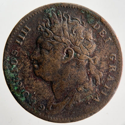 1822 George IV Farthing Coin | Collectable Grade | a4586