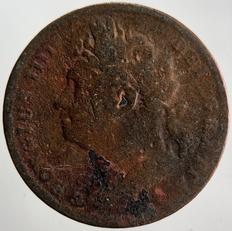 1822 George IV Farthing Coin | Fair Grade | a4588