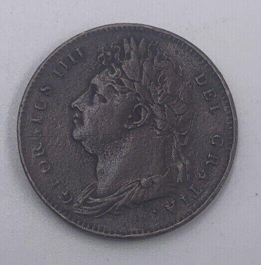 1822 George IV British Farthing Coin | Fine Collectable Grade | a190