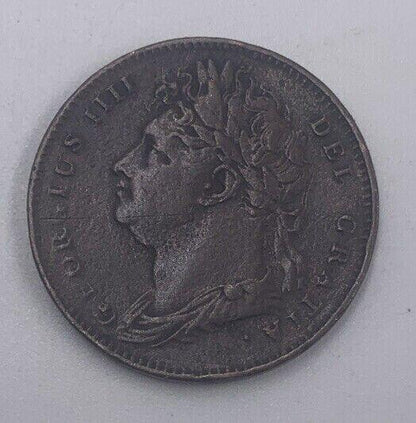 1822 George IV British Farthing Coin | Fine Collectable Grade | a190