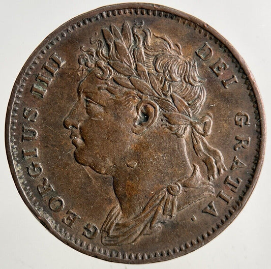 1822 George IV Farthing Coin | Very High Grade