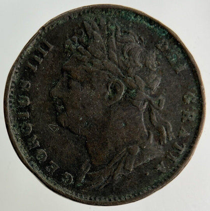 1822 George IV Farthing Coin | Fine Collectable Grade
