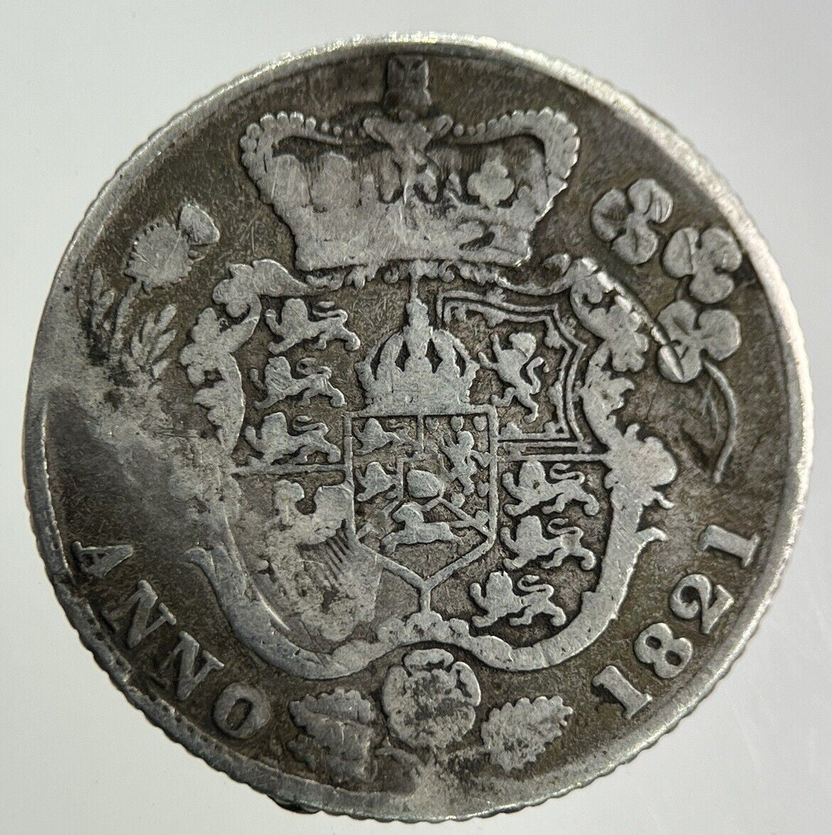 1821 George IV Silver Sixpence Coin | Fine Collectable Grade
