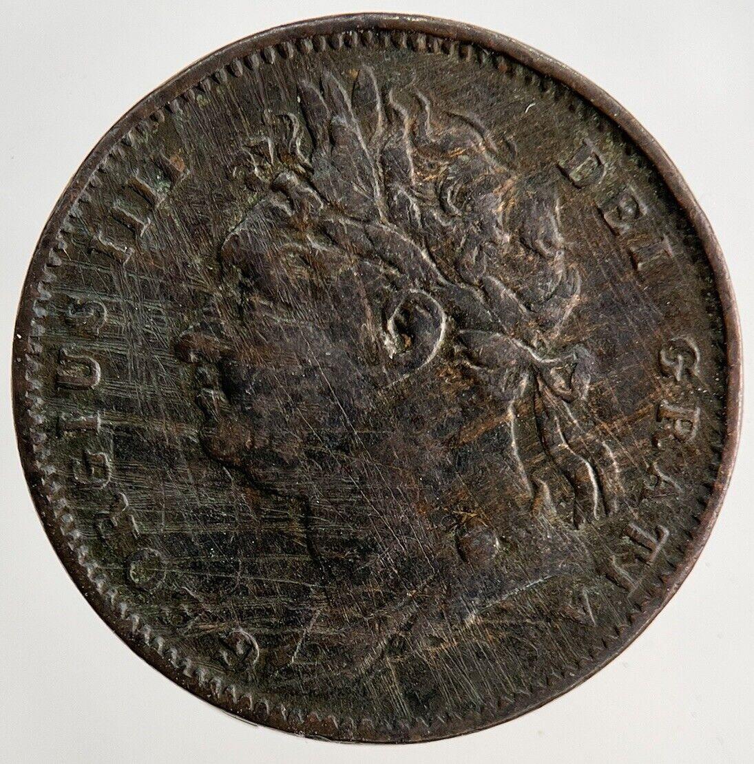 1822 George IV Farthing Coin | Fine Collectable Grade