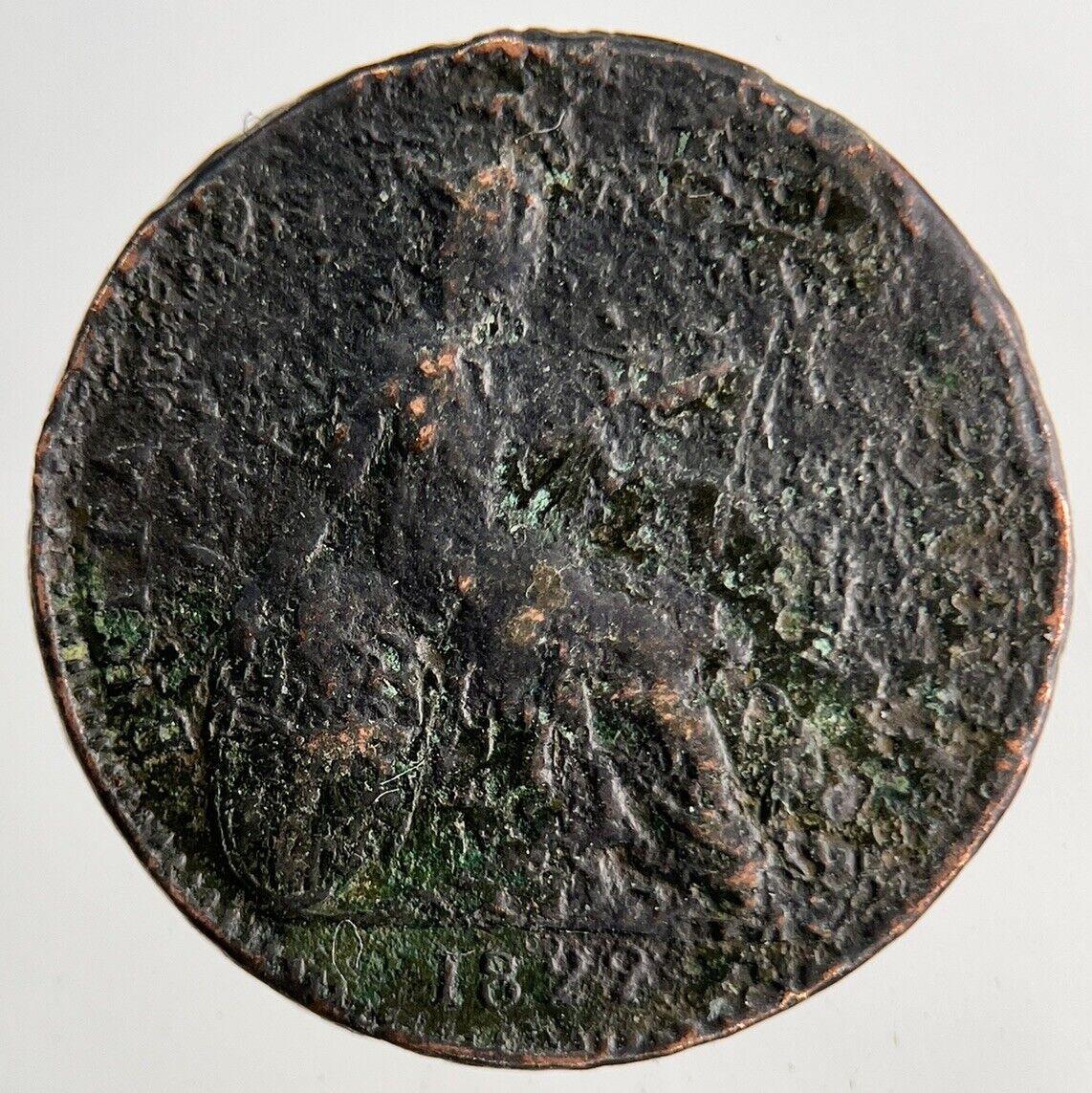 1822 George IV Farthing Coin | Fair Grade