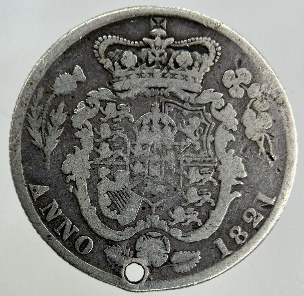 1821 George IV Shilling Silver Coin | Fine Collectable Grade