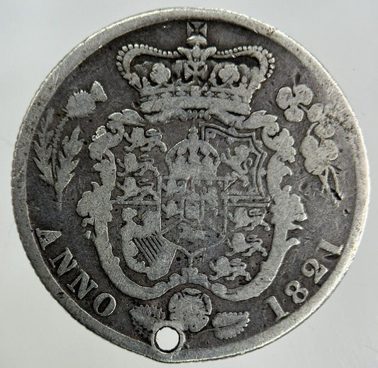 1821 George IV Shilling Silver Coin | Fine Collectable Grade