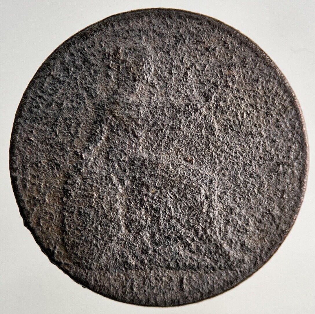 1821 George IV Farthing Coin | Worn Grade