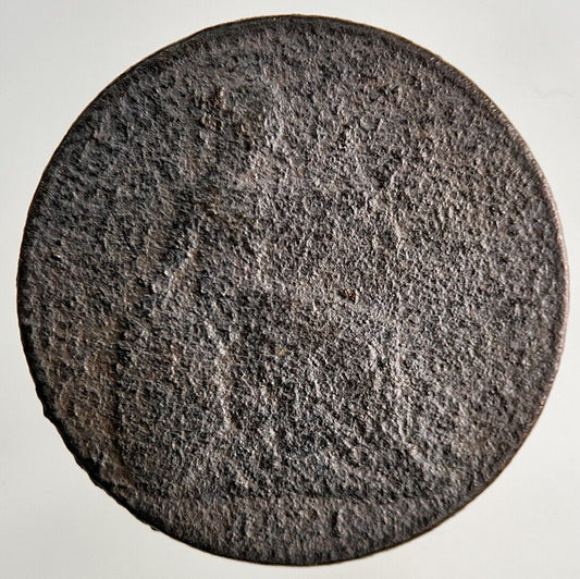 1821 George IV Farthing Coin | Worn Grade