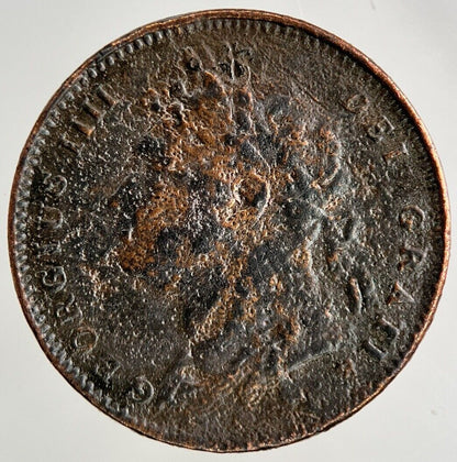 1822 George IV Farthing Coin | Collectable Grade