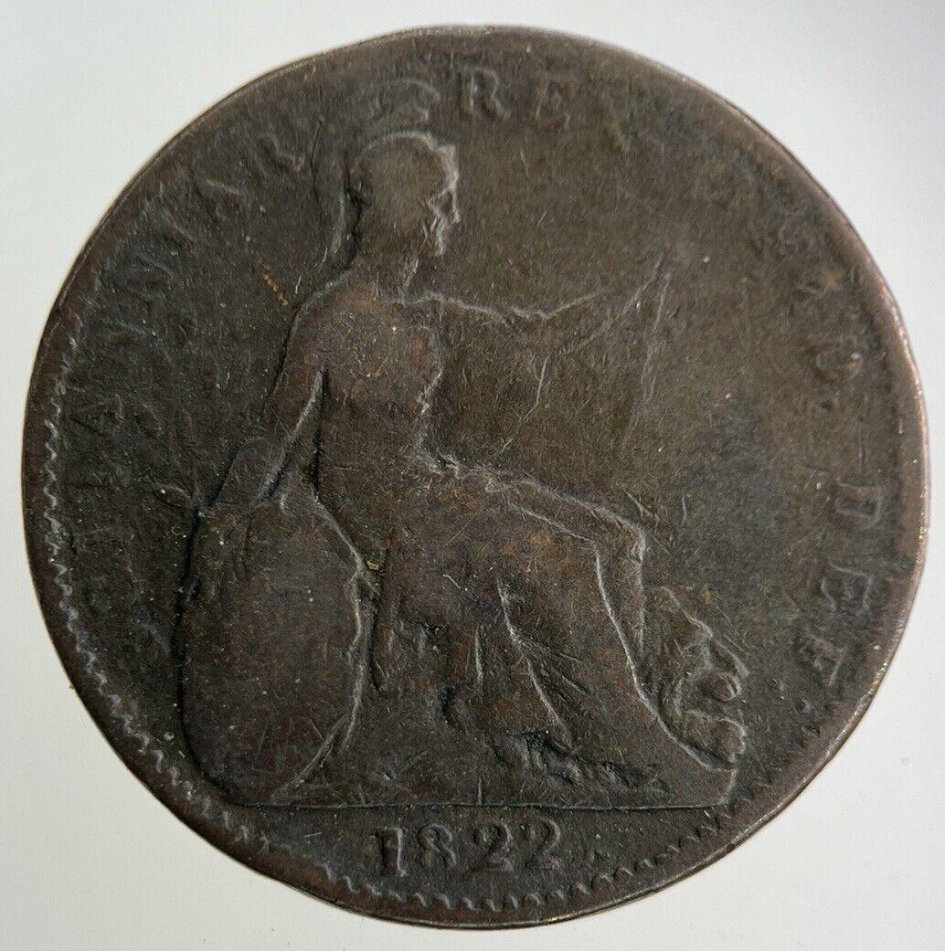 1822 George IV Farthing Coin | Collectable Grade