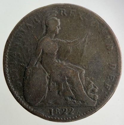 1822 George IV Farthing Coin | Collectable Grade