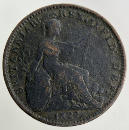 1822 George IV Farthing Coin | Collectable Grade