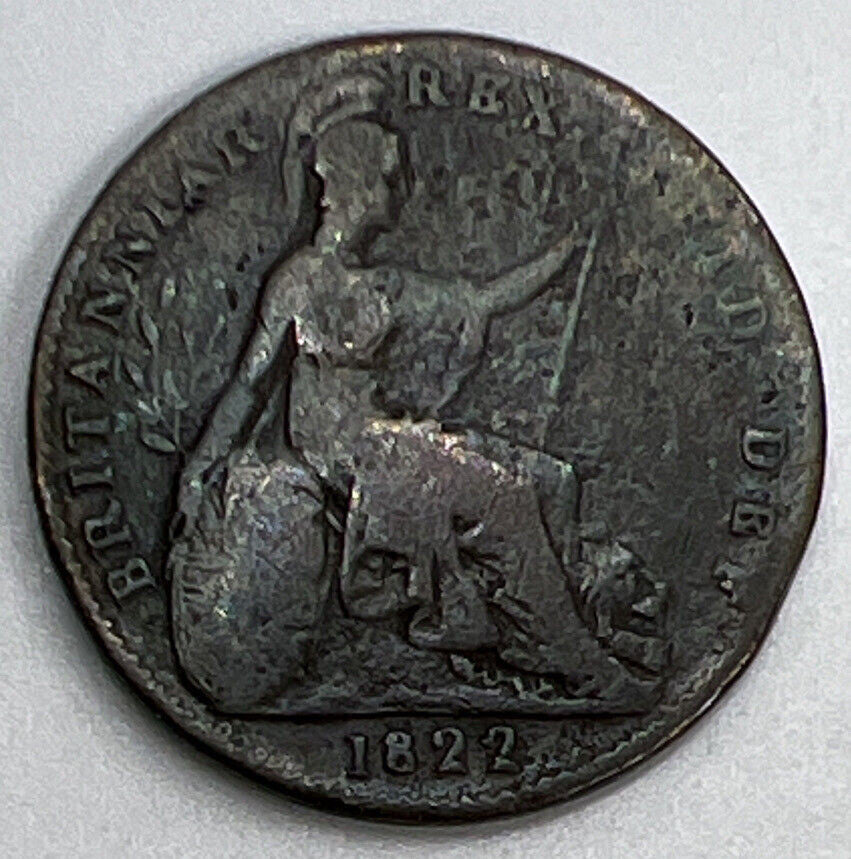 1822 George IV Farthing | British Coin | Collectable Grade | a1178