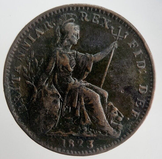 1823 George IV Farthing Coin | Collectable Grade | a4526